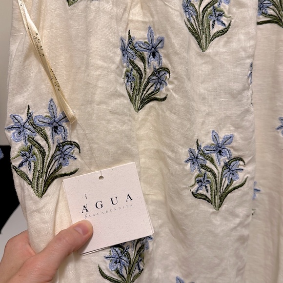 NWT Agua by Agua Bendita Chan Chan Celeste Dress - Picture 4 of 6